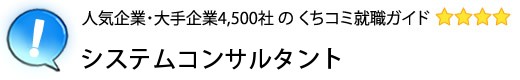 システムコンサルタント